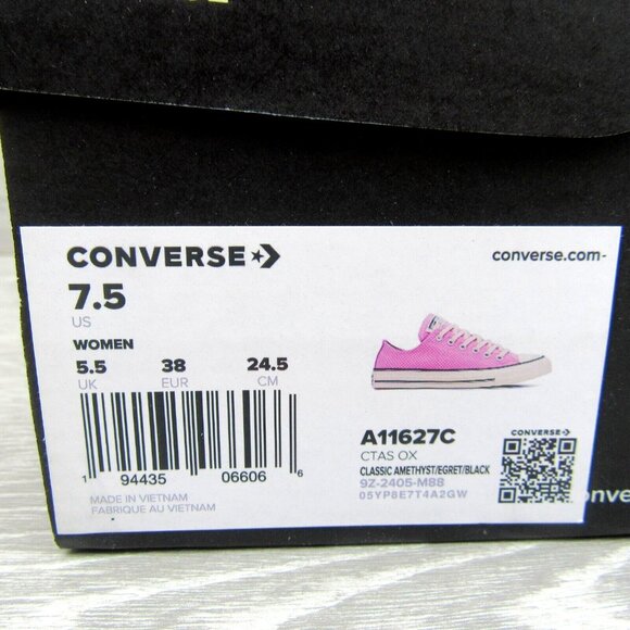 Chuck Taylor All Star Madison Checkered OX Sneakers Women's Size 7.5 NEW - Picture 13 of 13